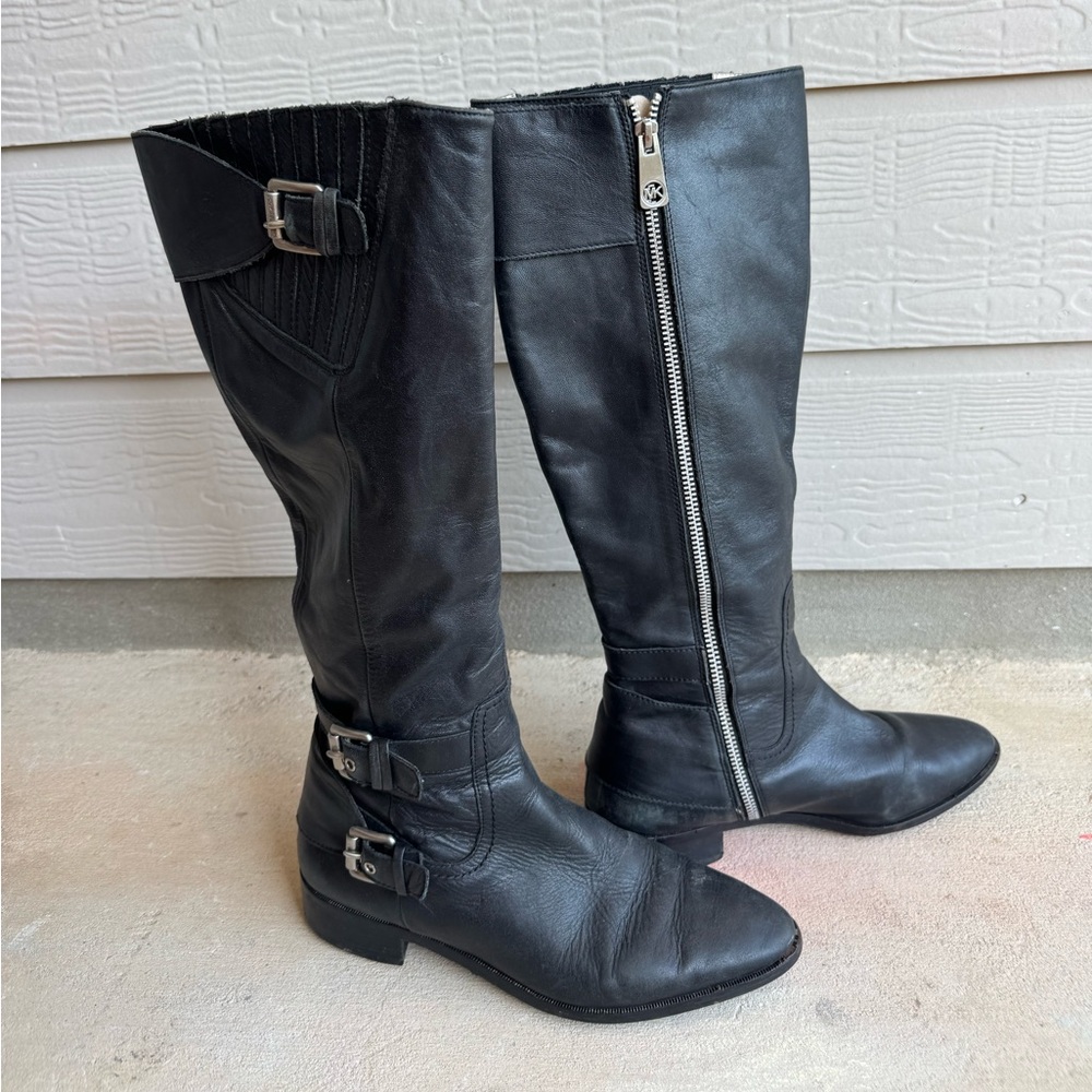 MICHAEL Michael Kors Black riding boots